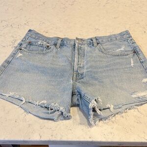 Agolde Parker Long Shorts, Sz 31